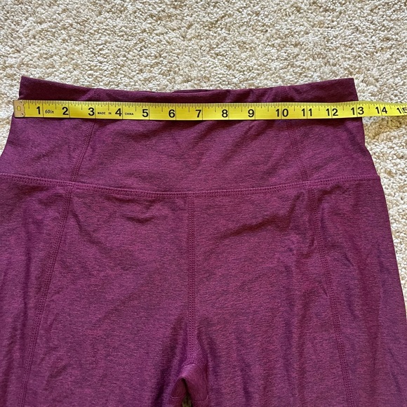 Varley Women’s Heather Purple Leggings Size Small 26” Inseam Workout Athleisure - Picture 3 of 9